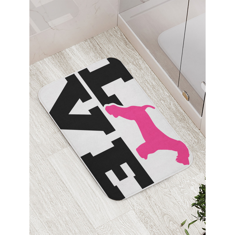 Pop Dog Lover Art Bath Mat