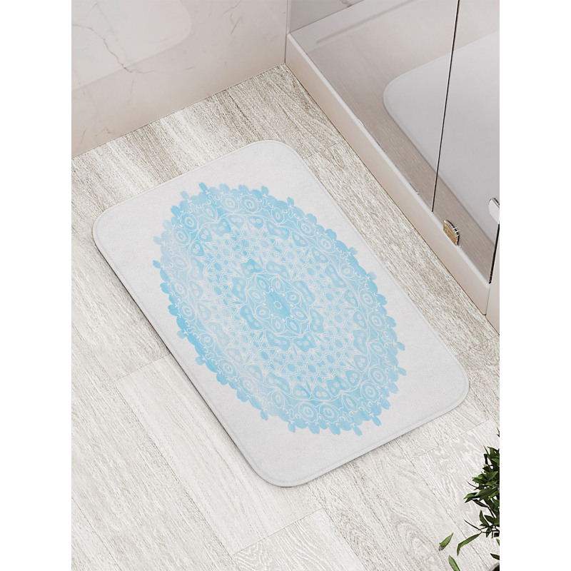 Aquarell Flowers Art Bath Mat