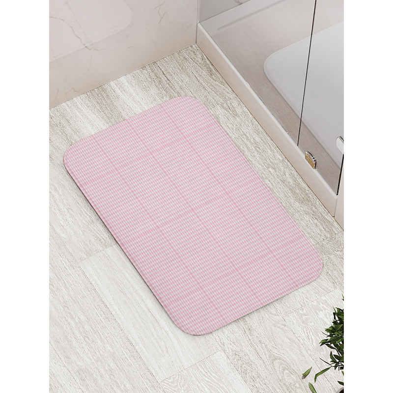 Basic Picnic Gingham Check Bath Mat