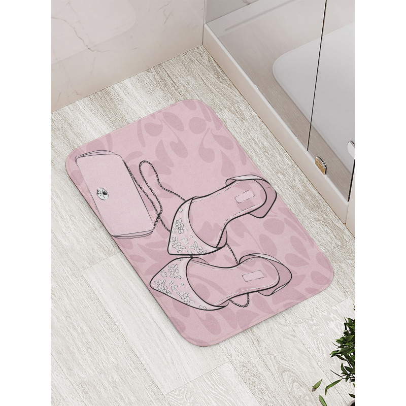 Feminine Clutch Stiletto Bath Mat