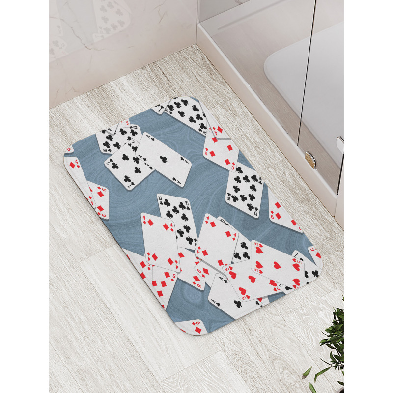 Playing Cards Bath Mat