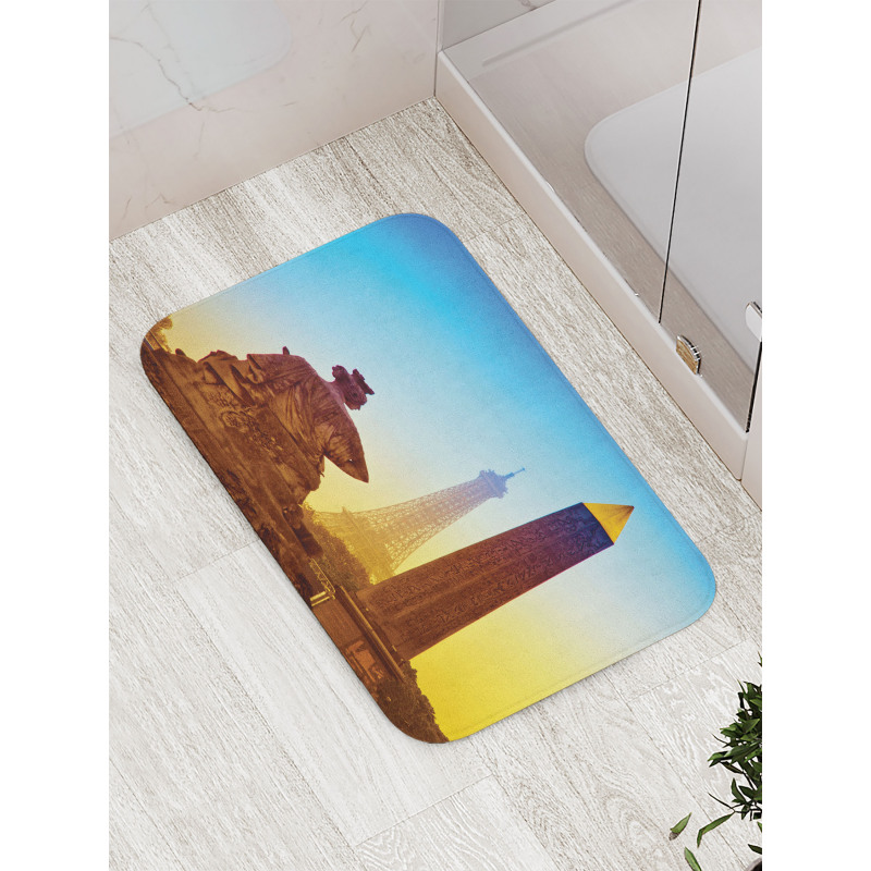 Eiffel Old Tower Photo Bath Mat