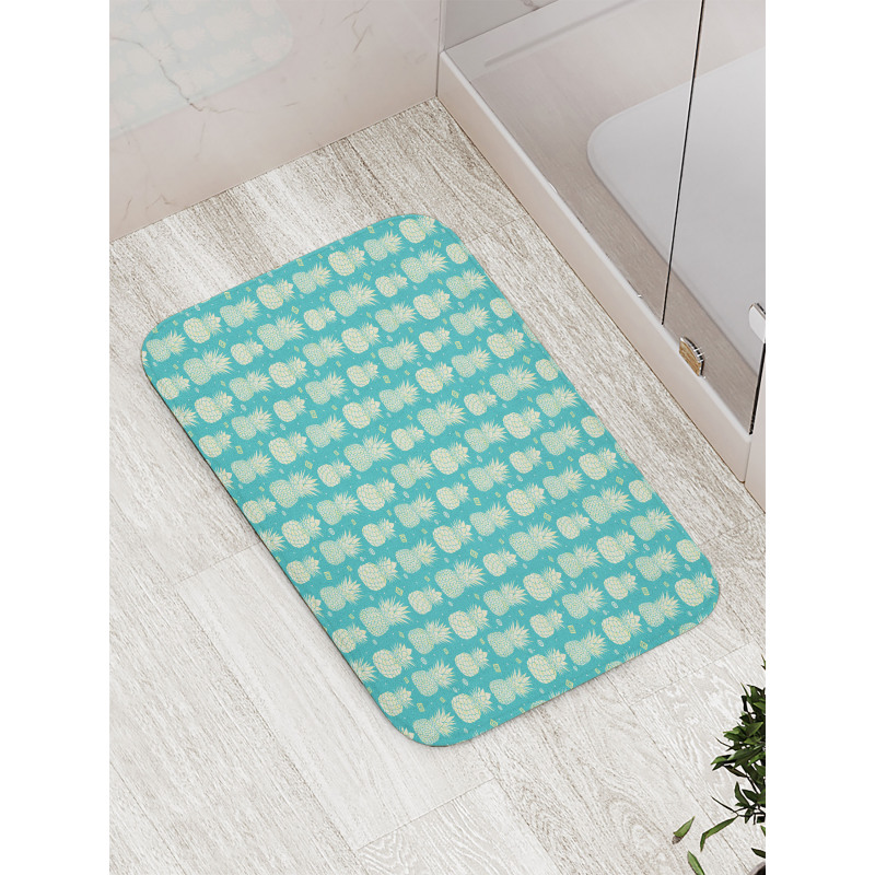 Abstract Summer Fruit Art Bath Mat