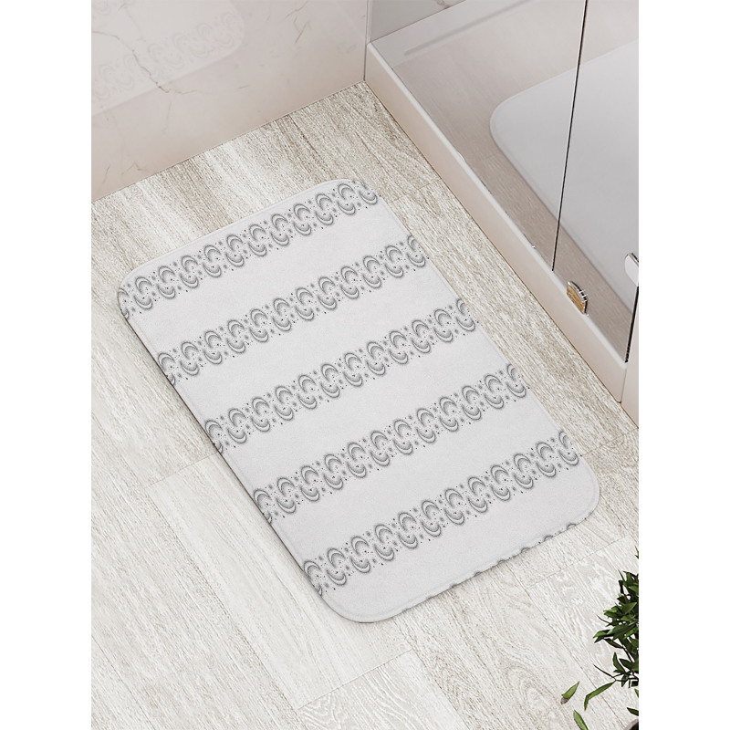 Minimalist Dots Stars Sun Bath Mat