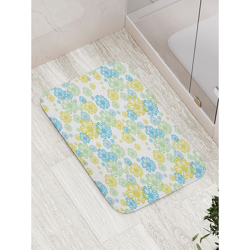 Ornate Flourish Pattern Bath Mat