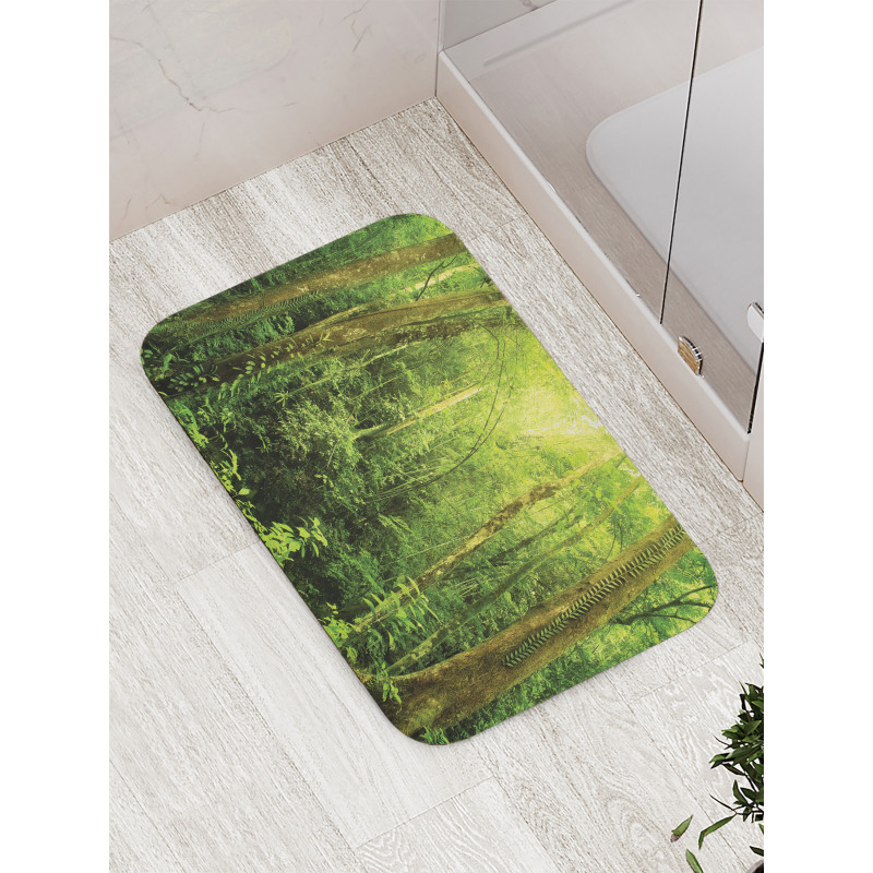 Rainforest Landscape Bath Mat