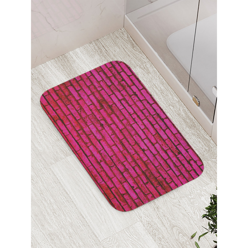 Grunge Bricks Art Bath Mat