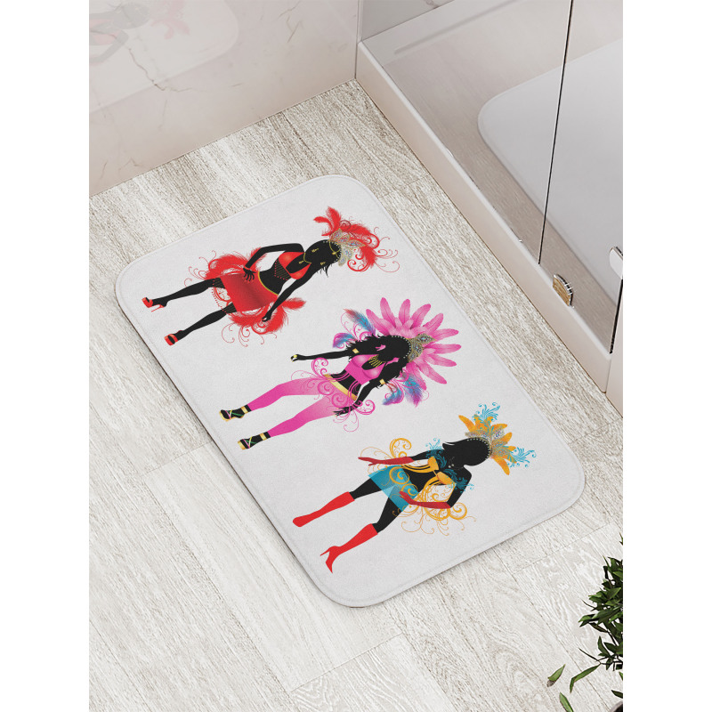 Flourish Carnival Clothes Bath Mat