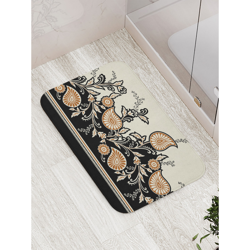 Floral Traditional Bath Mat