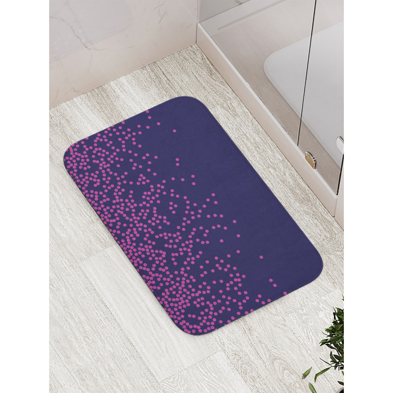 Modern Abstract Dots Bath Mat