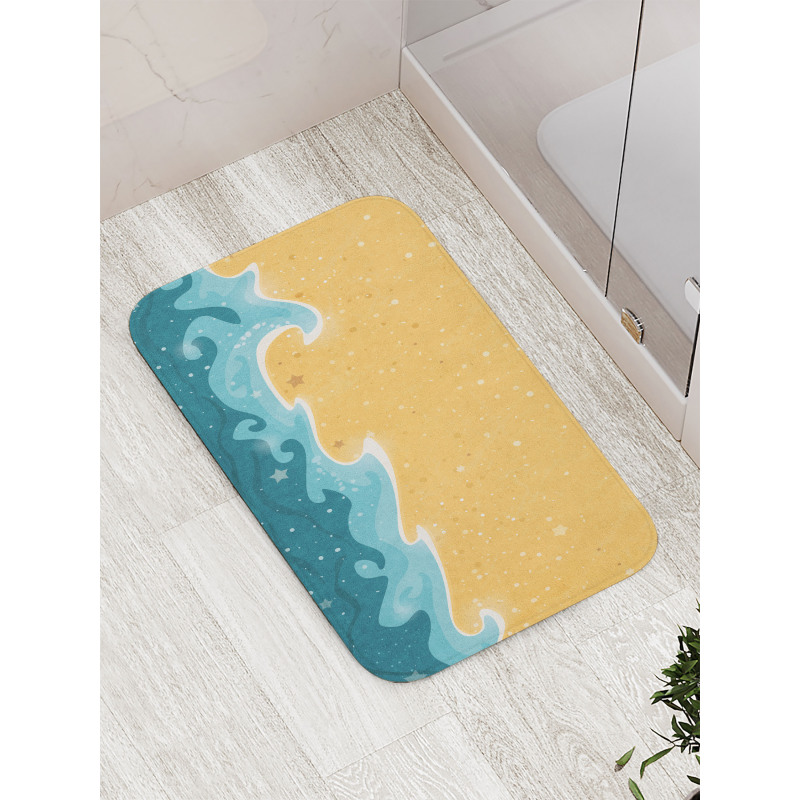 Grange Waves Stars Bath Mat