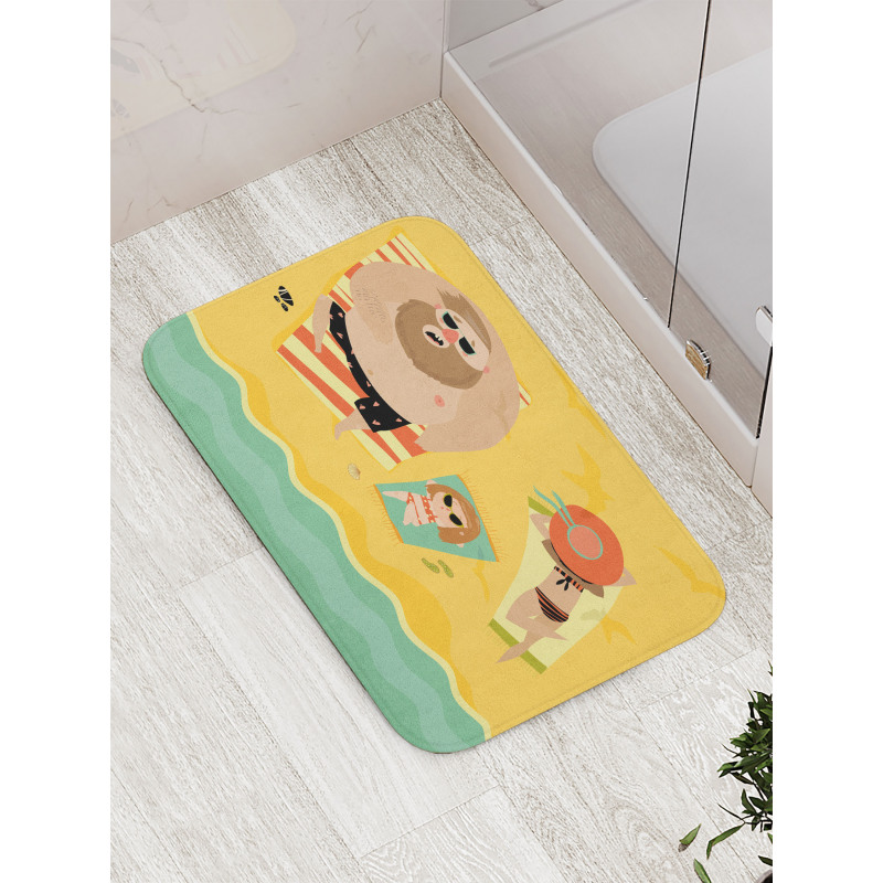 Happy Family Seaside Bath Mat