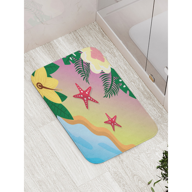 Lovey Tropic Nautical Bath Mat