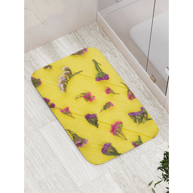 Tender Spring Flowers Bath Mat