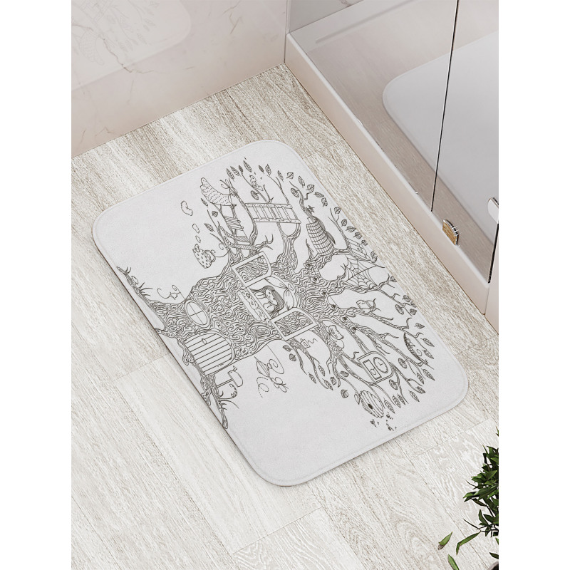 Girl in Timber Home Bath Mat