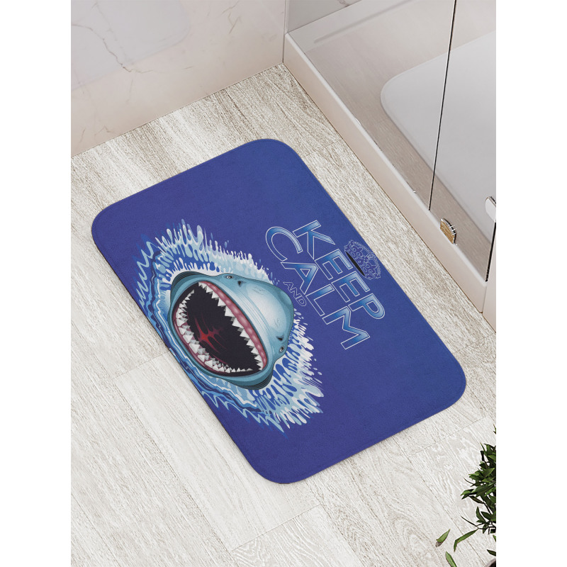 Wild Shark Hunter Bath Mat