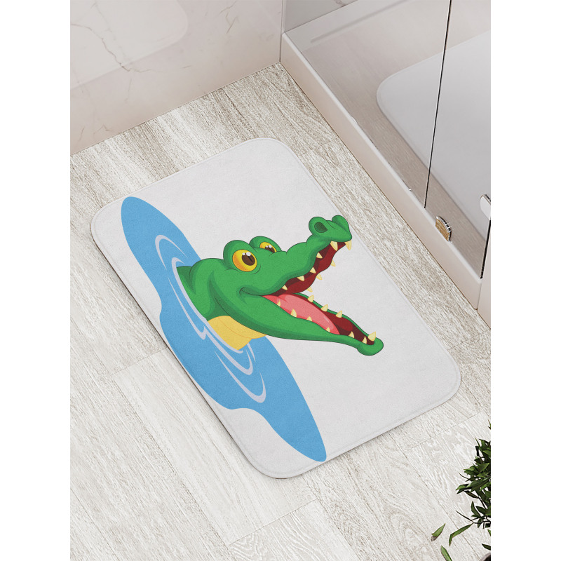 Animal Head out of Water Bath Mat