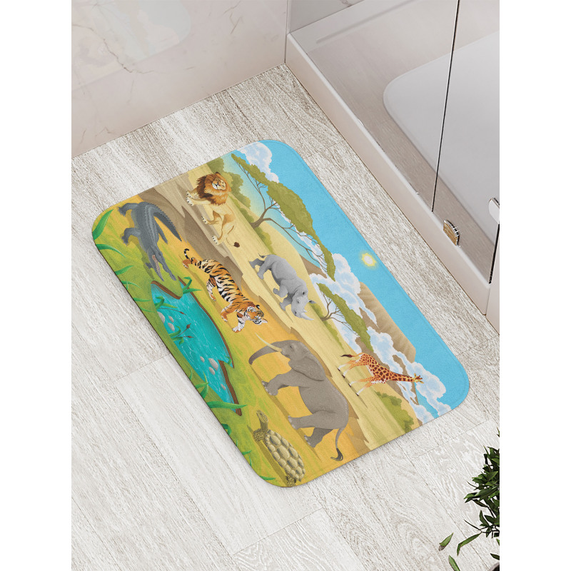 Landscape Forest Bath Mat