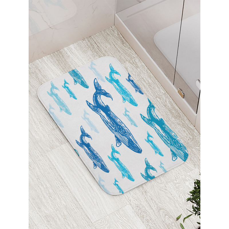 Ocean Animals Colorful Bath Mat