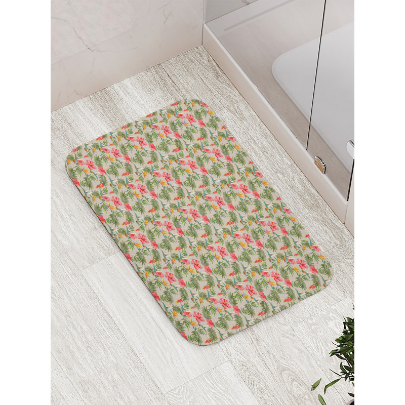 Endemic Hummingbirds Leaf Bath Mat