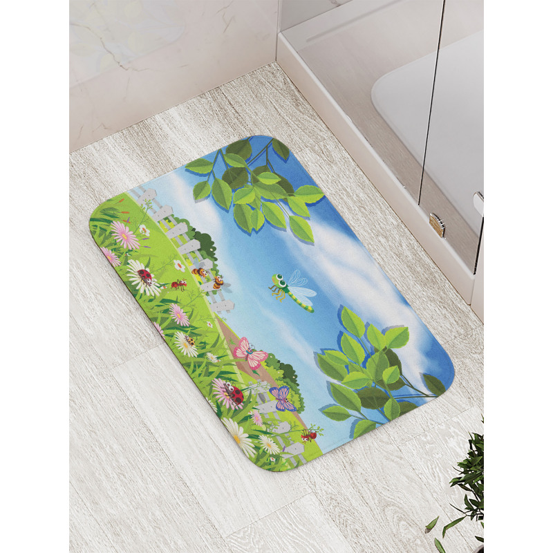 Spring Scene Bath Mat