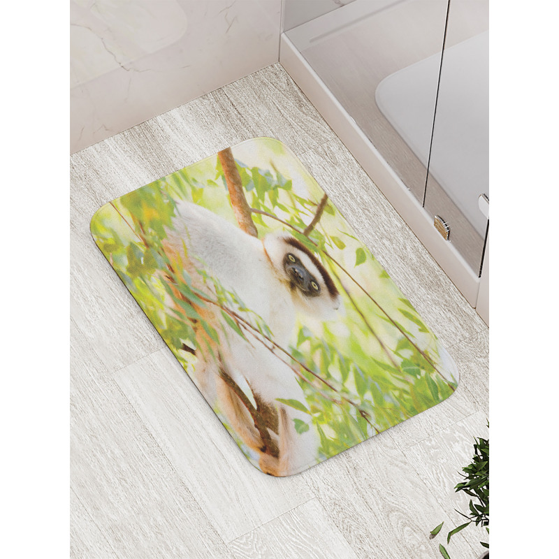 Wild Verreaux's Sifaka Photo Bath Mat