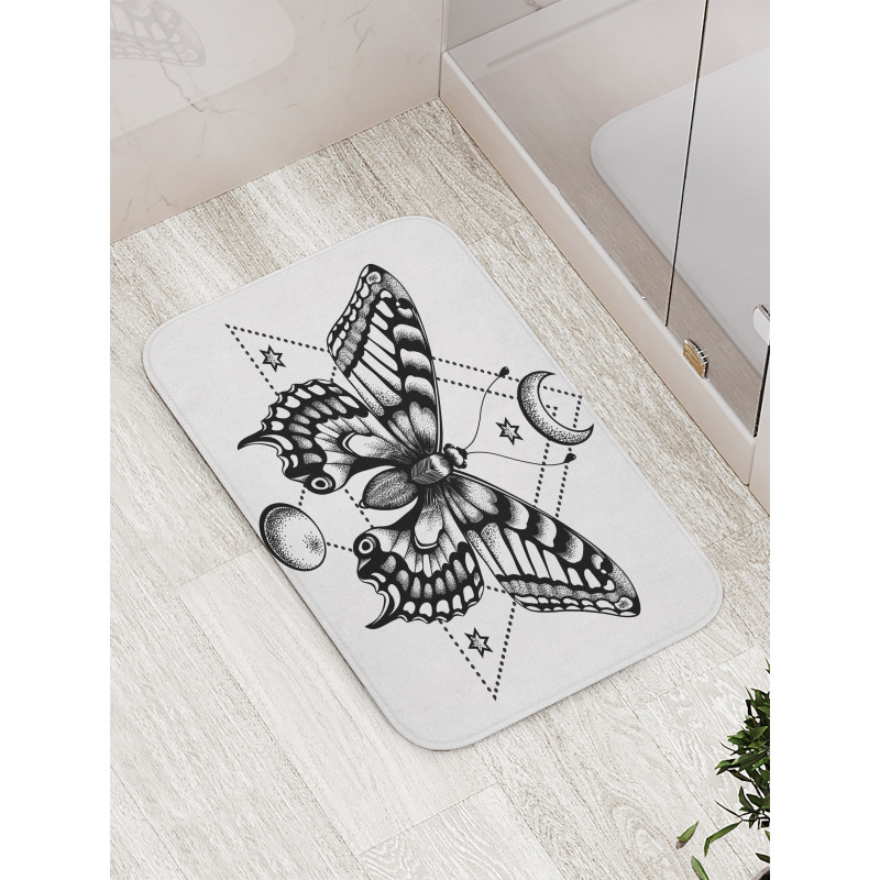 Mystical Butterfly Bath Mat