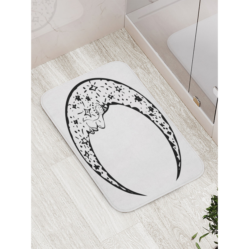 Modern Crescent Bath Mat