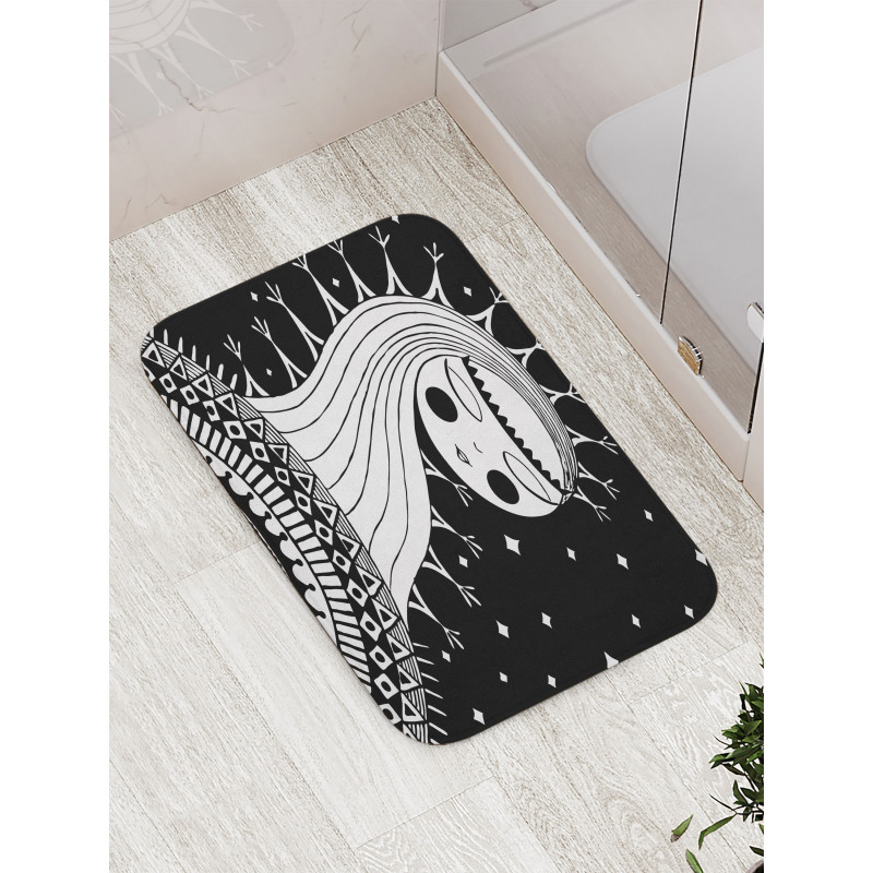 Fantasy Princess Girl Bath Mat