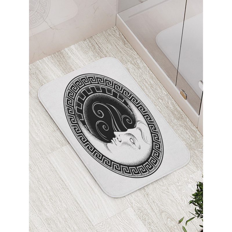 Occult Look Crescent Bath Mat