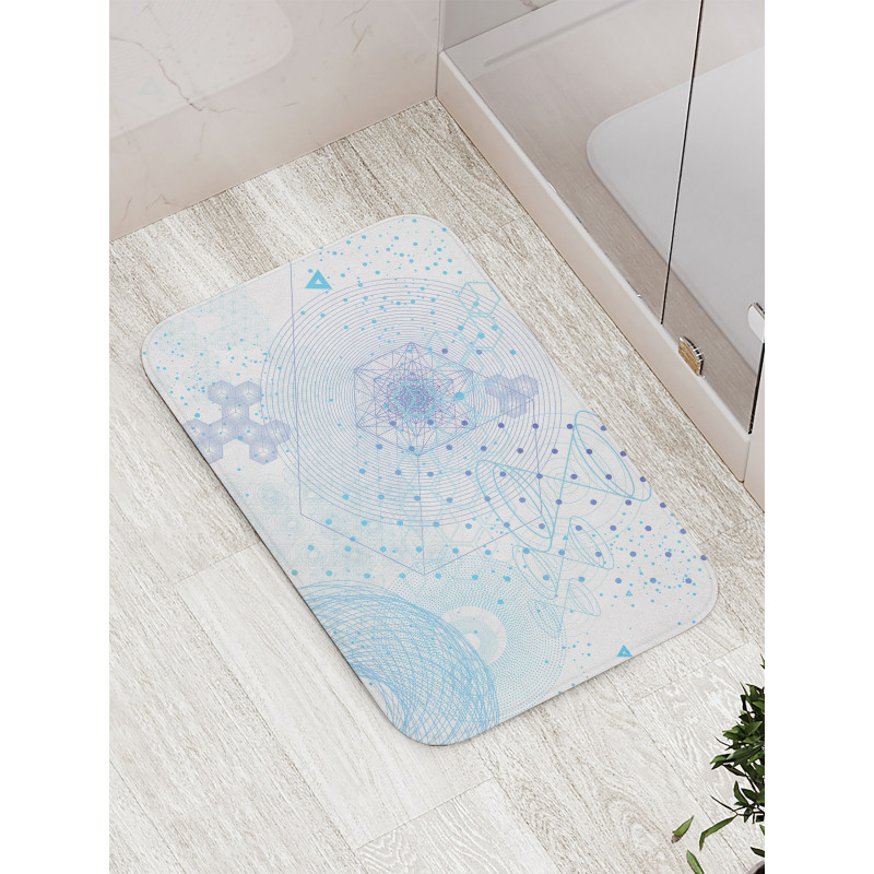 Geometric Science Motifs Bath Mat