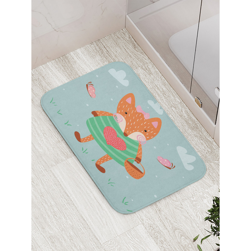 Nursery Animal with Dress Bath Mat