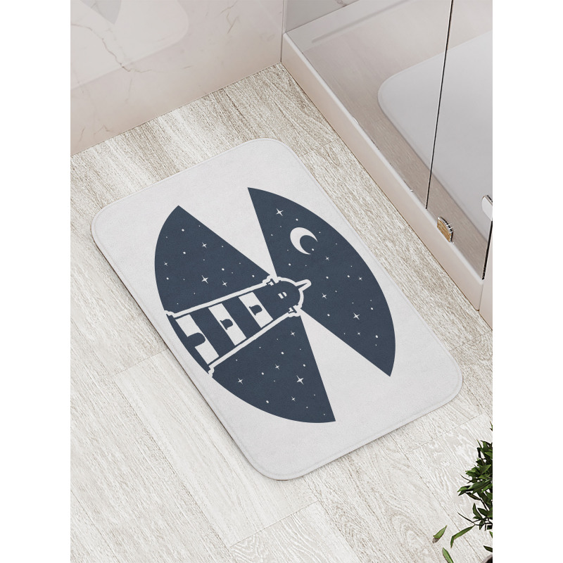 Lighthouse Night Bath Mat