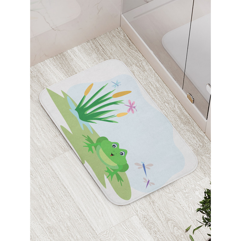 Dragonflies Plants Amphibian Bath Mat