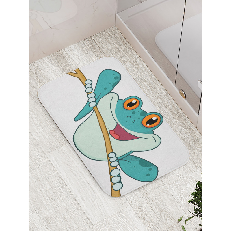 Animal Holding on a Branch Bath Mat