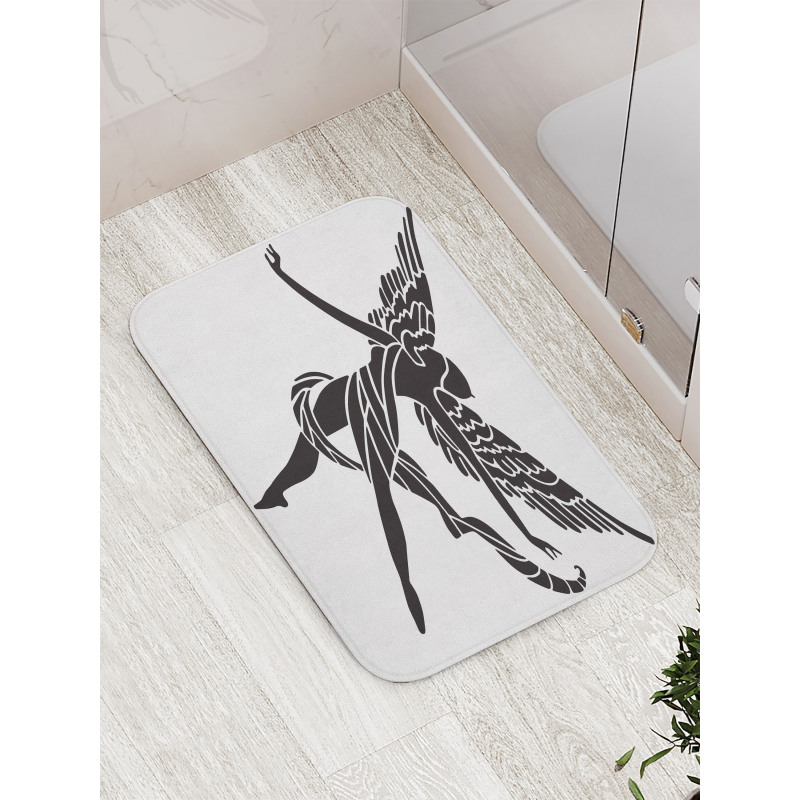 Woman with Wings Bath Mat