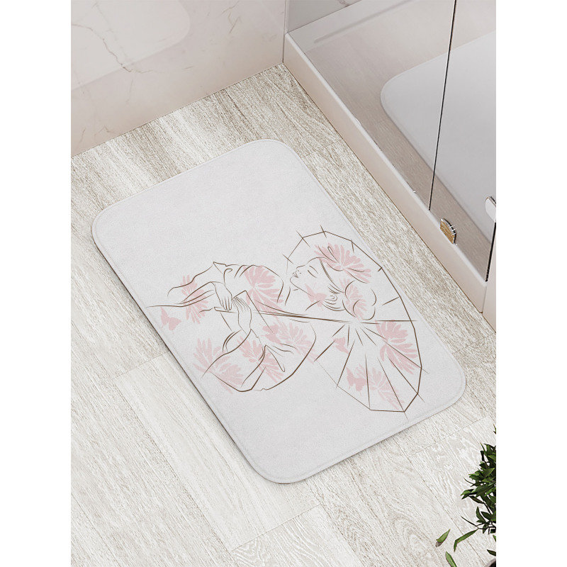 Geisha Girl Bath Mat