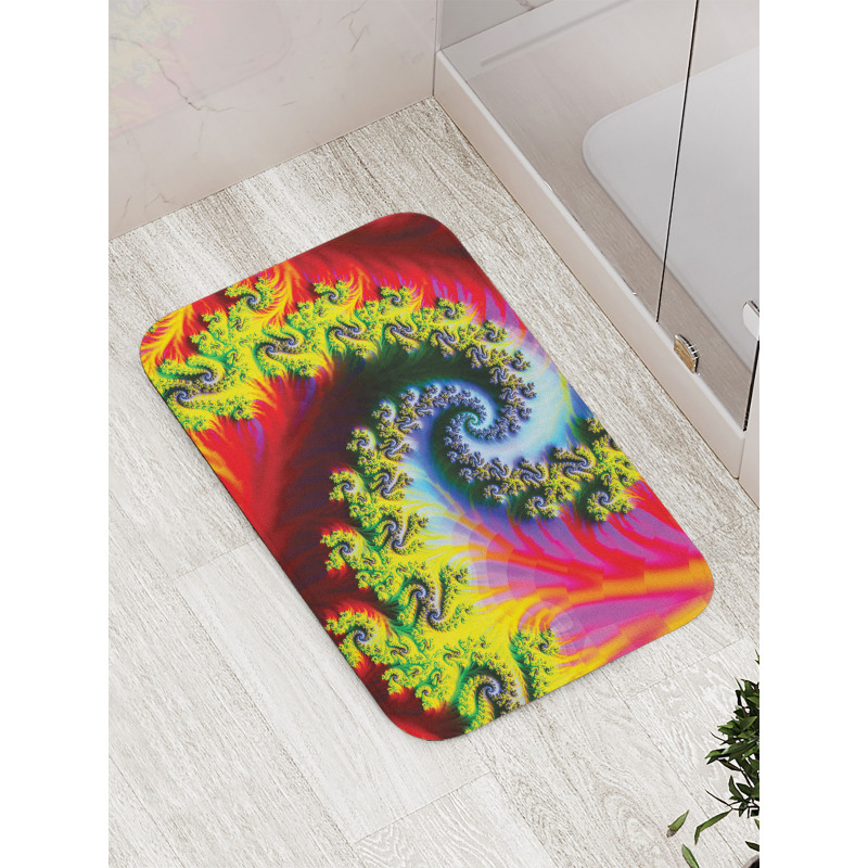 Abstract Fantasy Psychedelic Bath Mat