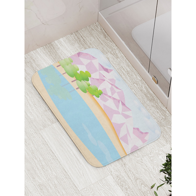 Polygonal Mountain Bath Mat