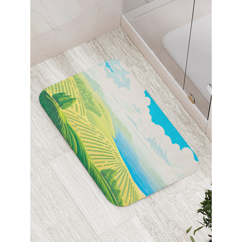 Idyllic Beauty Graphic Bath Mat