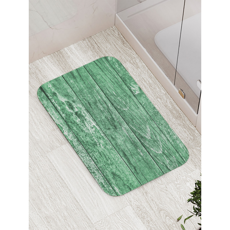 Cracked Look Wooden Bath Mat