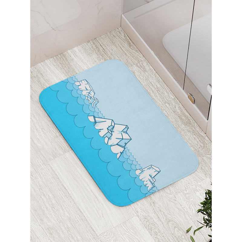 Frosty Elements Floating Bath Mat