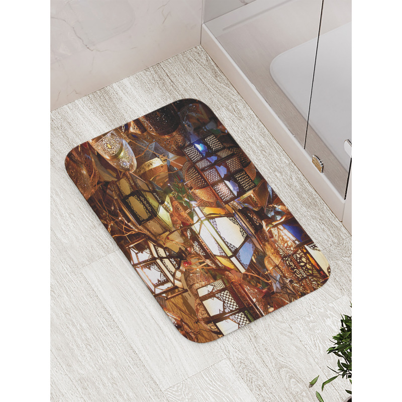 Evening Lantern Bath Mat