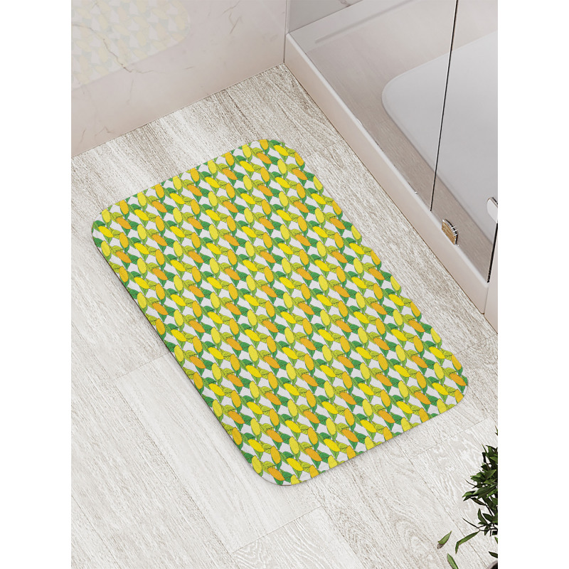 Vitamin C Citrus Drawing Bath Mat