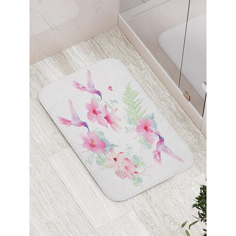 Flowers Wild Nature Bath Mat