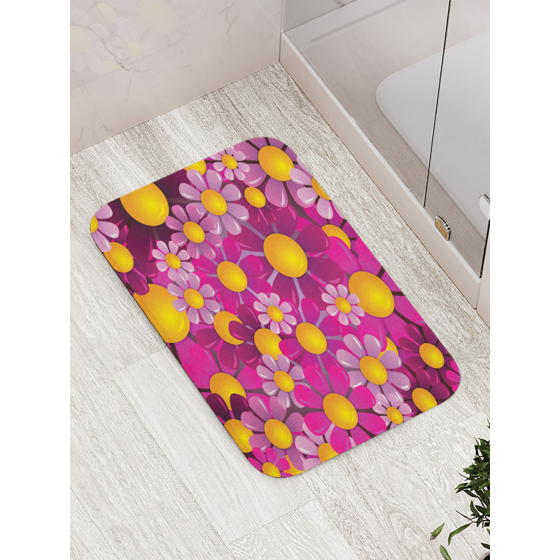 Flourish Flowers Cartoon Bath Mat