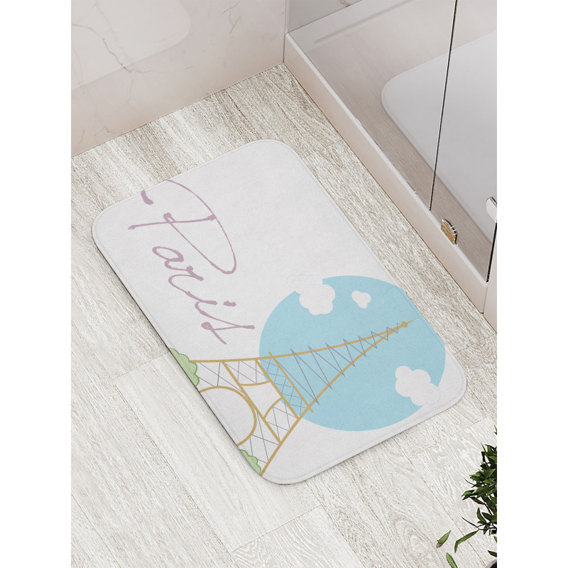 Calligraphy Hand Drawn Bath Mat