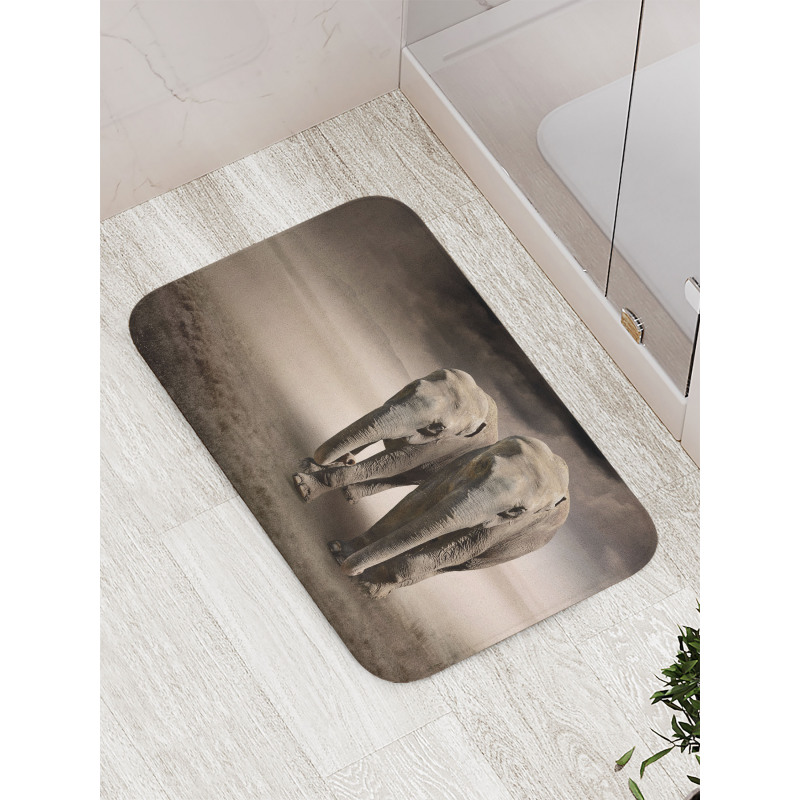 Pair of Animals Dust Bath Mat