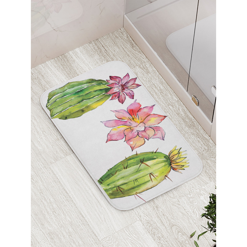 Succulents Bath Mat