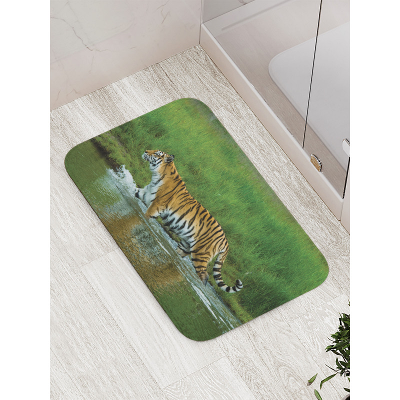 Siberian Tiger Panthera Bath Mat